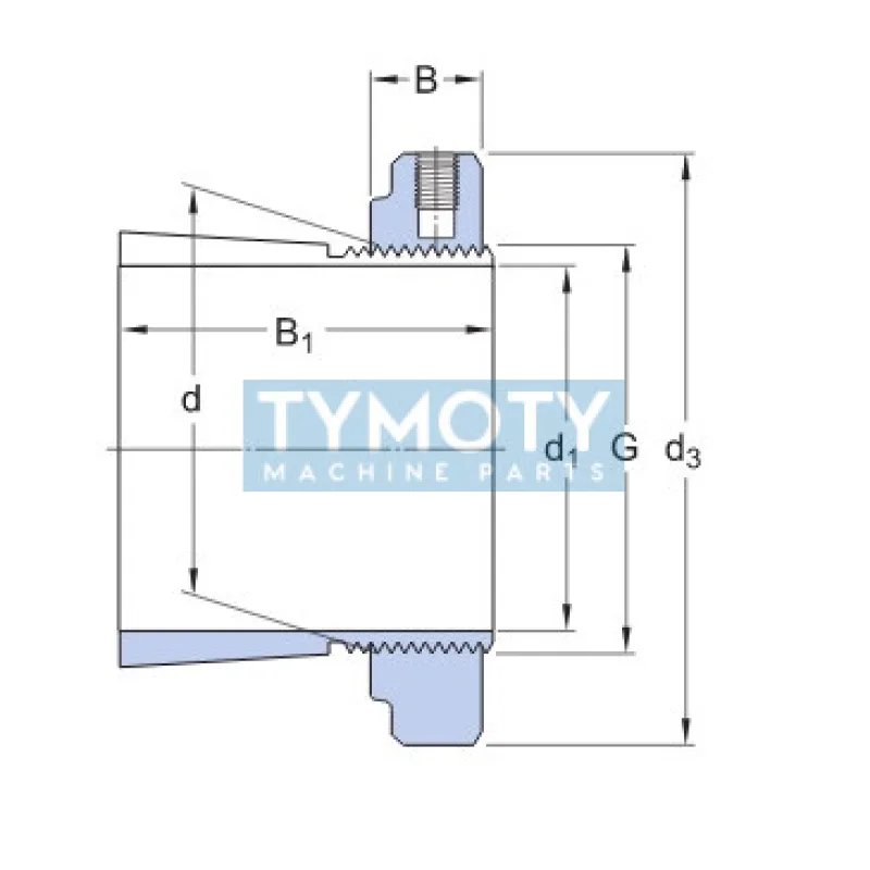 SKF H 2320 E upínacie puzdro s maticou KMFE