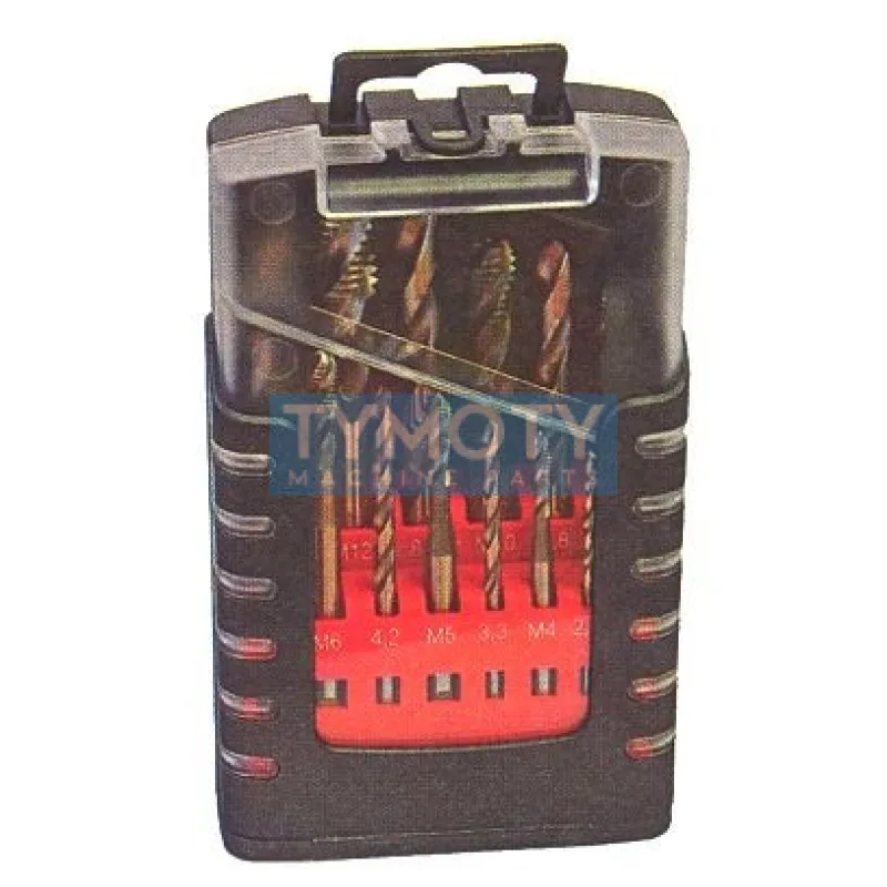 Súprava strojných závitníkov brúsených + vrtáky, 238925, D-3 /M3-M12 /104 003/