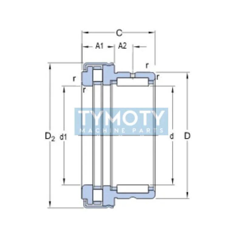 SKF NKXR 40 Z ihlové ložisko kombinované