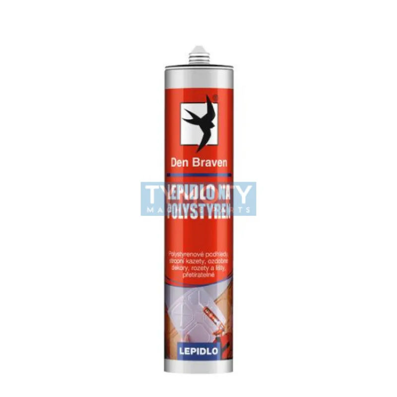 Den Braven Lepidlo na polystyrén - 280 ml biela, kartuša