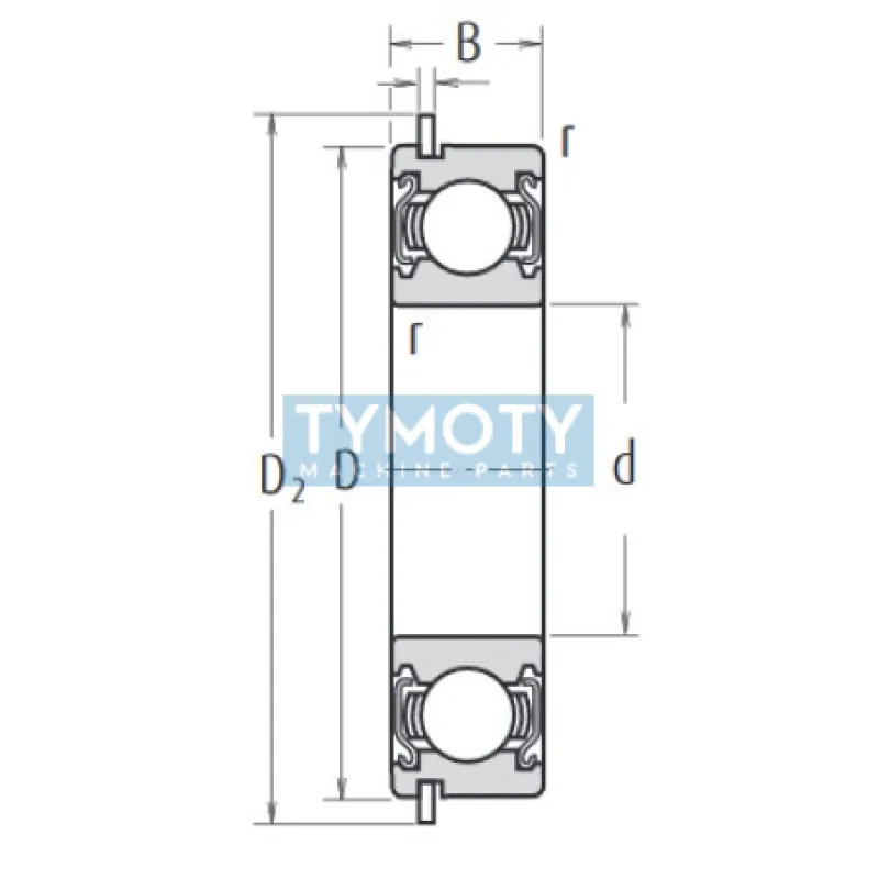 NSK 6205 ZZNRC3 guľkové ložisko
