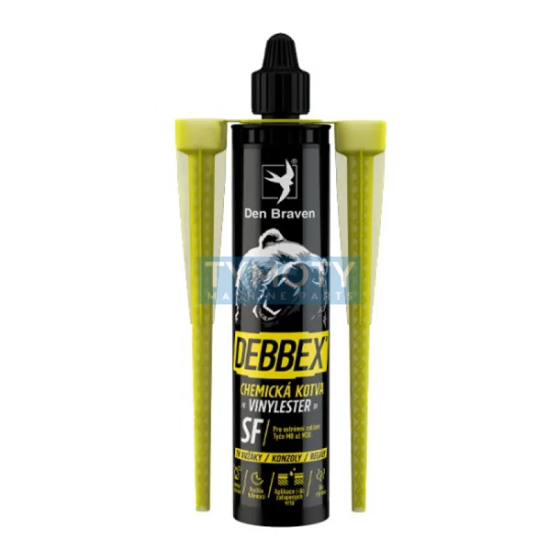 Debbex Chemická kotva VINYLESTER SF - 300 ml tmavo šedá, kartuša _74016BD