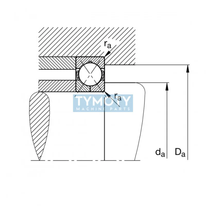 FAG QJ 305-XL-MPA-C3 štvorbodové ložisko