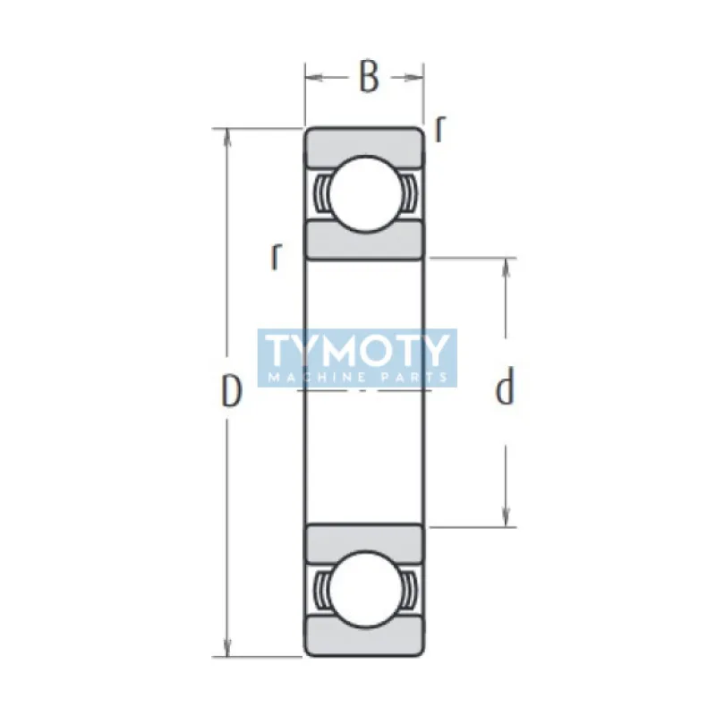 NSK 629 A4MC3E (629 E) guľkové ložisko