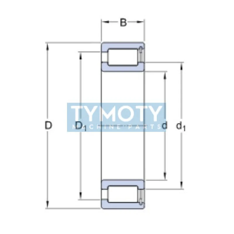 SKF NCF 2930 CV valčekové ložisko
