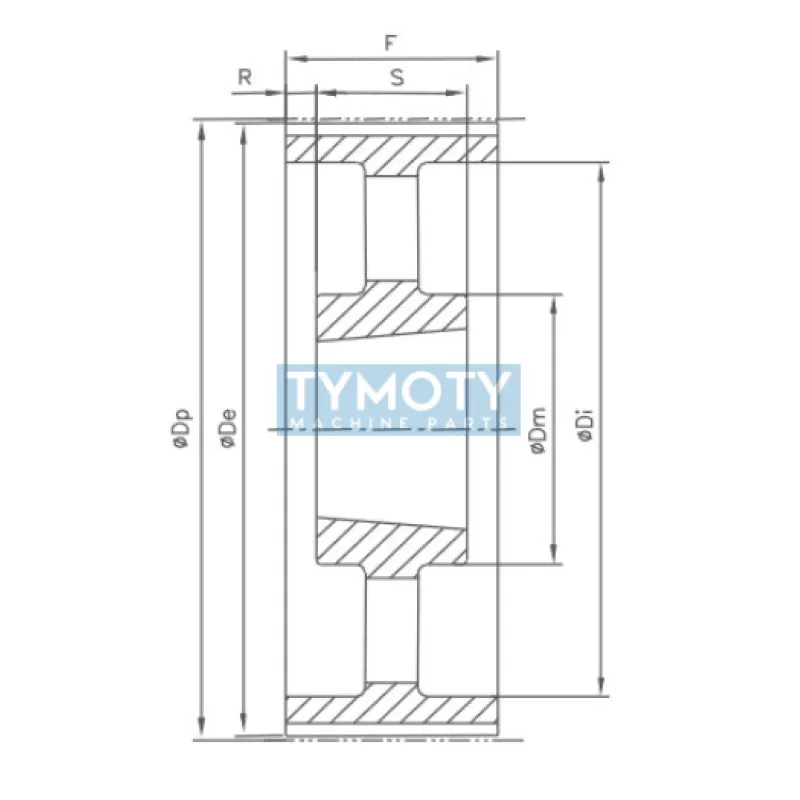 Remenica TB 72 H 300 optibelt ZRS na Taper Lock