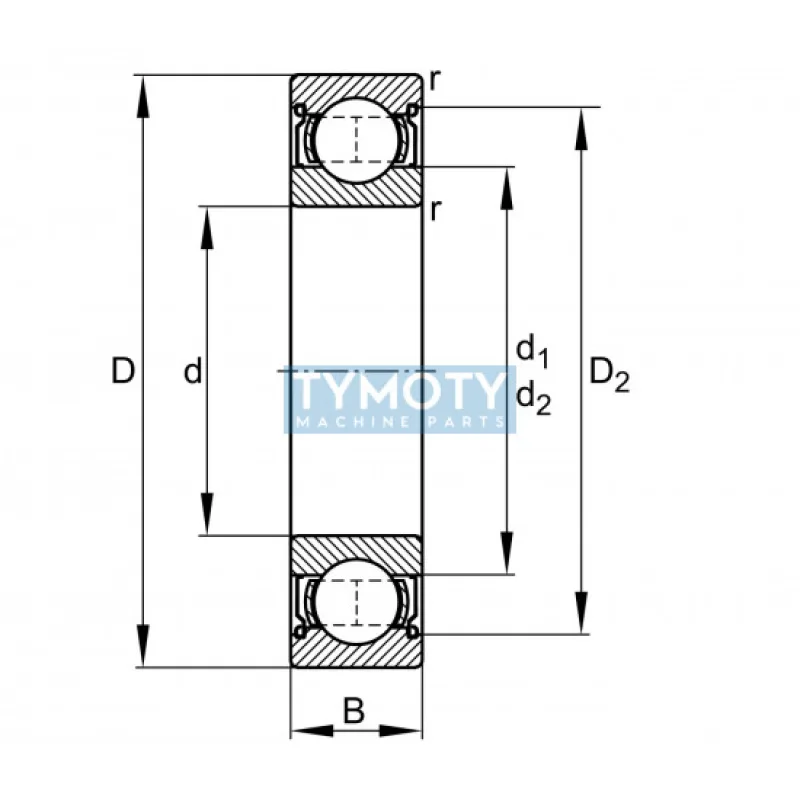 FAG 6318-Z-C3 guľkové ložisko
