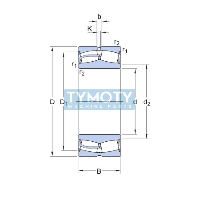SKF BS2-2213-2RS/GEA9 súdčekové ložisko