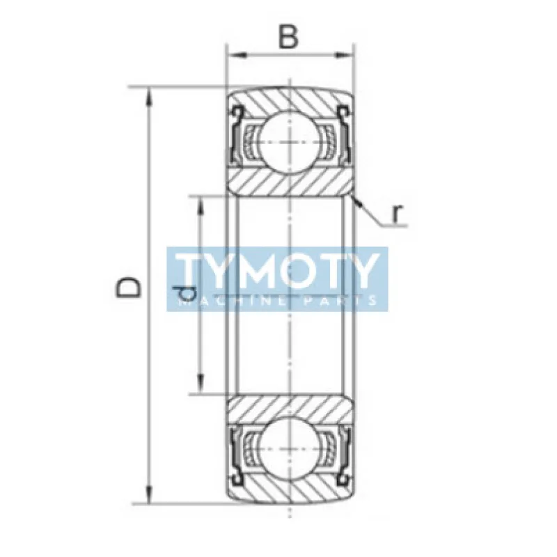 FK CS 204 (UD 204, K6204, 204NPP-B) upínacie ložisko