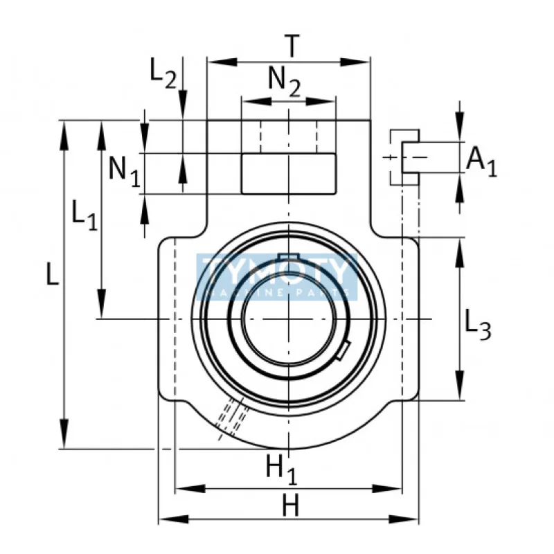 FAG UCT 218-56-J7 napínacia ložisková jednotka