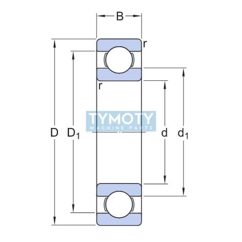 SKF W 618/8 nerezové guľkové ložisko