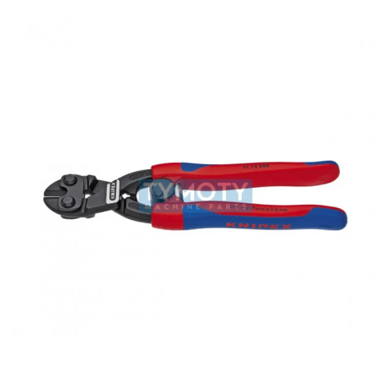 KNIPEX 71 12 200 CoBolt® Kompaktné pákové kliešte s pružinou, tenké viacsl.návleky, fosf.na čierno