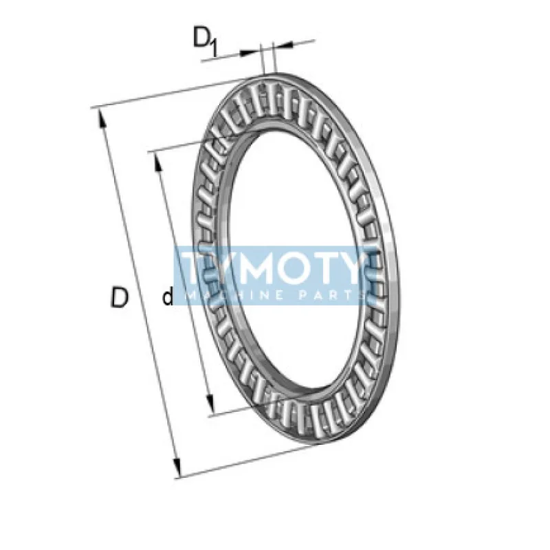 INA AXK 100135-A axiálna ihlová klietka