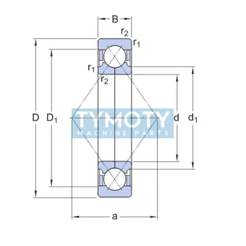 SKF QJ 310 PHAS/C3 štvorbodové ložisko