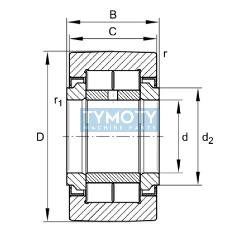 INA NUTR 45 X kladka oporná