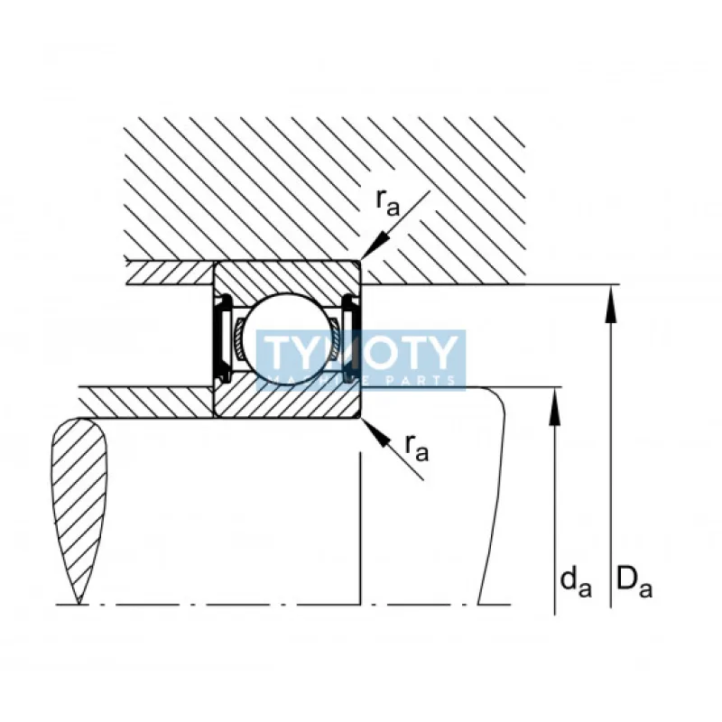 FAG 6207-C-2BRS (2RZ) guľkové ložisko