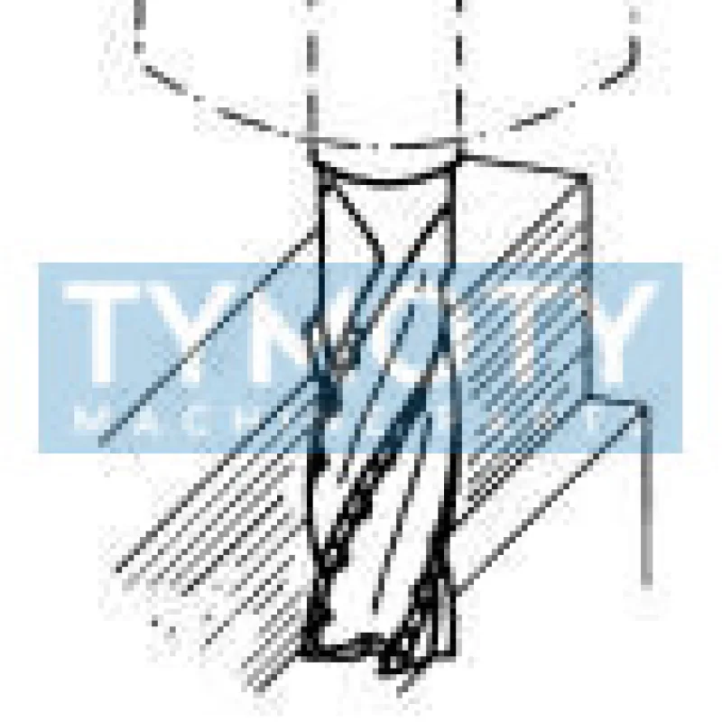 Fréza valcová, čelná, dlhá, polohrubozubá, F423245, 40x125 mm