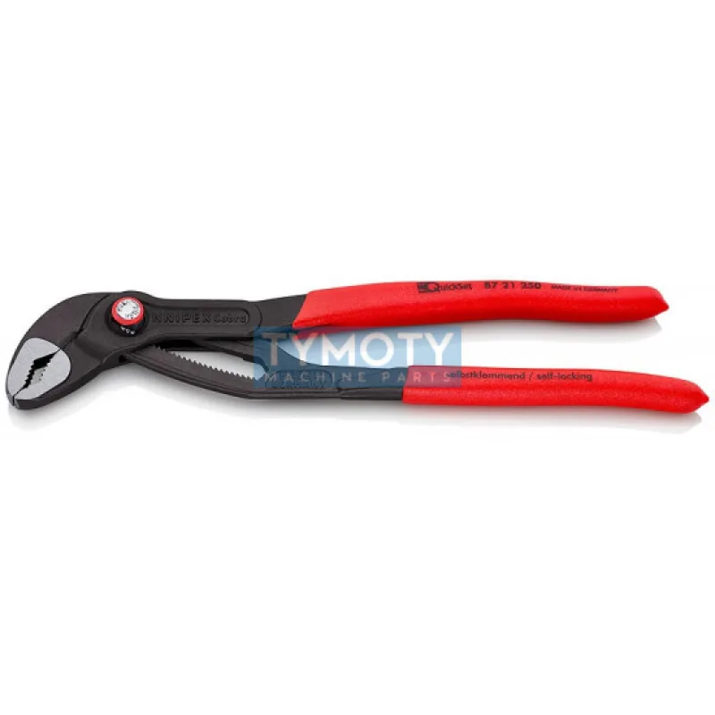 KNIPEX 87 21 250 QuickSet Kliešte na vodné čerpadlá Hightech , plastové návleky, fosfát