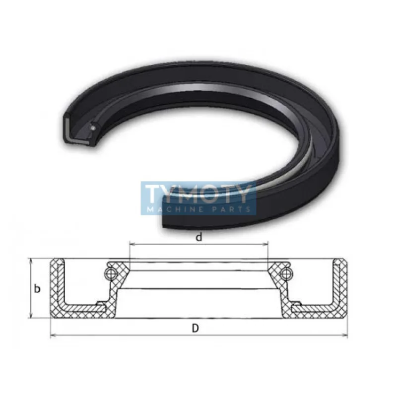 Gufero 15x35x7 NBR-WA/G Rubena