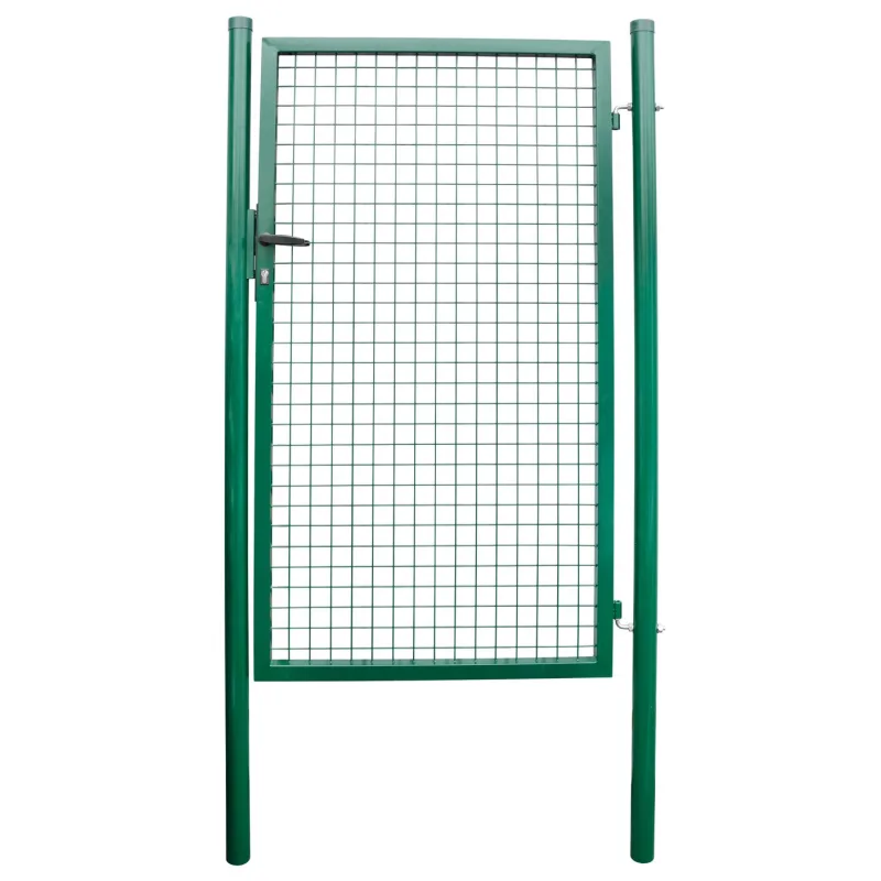Brána 1000/1800/50x50 mm – jednokrídlová záhradná brána, zelená