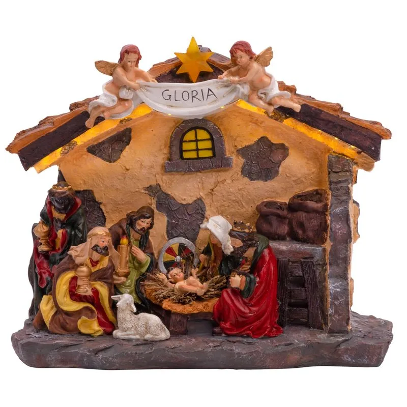 Vianočná dekorácia Betlehem, LED, 3xAA