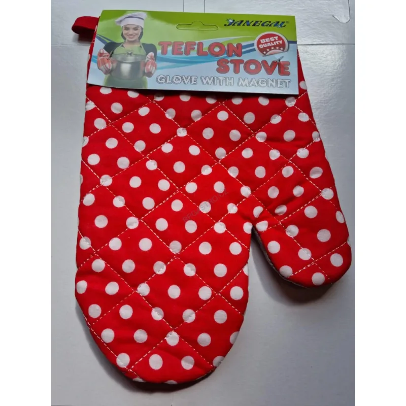 Kuchyňská chňapka bavlněná + teflonová s magnetem a poutkem (motiv 11) [1 ks]