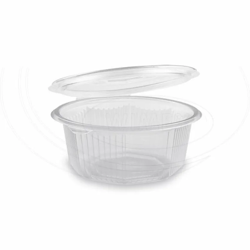 Miska osmiboká průhledná s víčkem 750 ml (PP) [50 ks] (PP807)