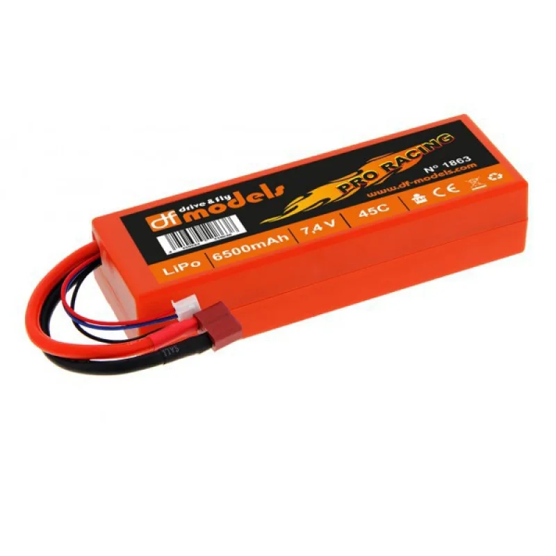 LiPo Akku 7,4 V / 6500 mAh - 45C Pro Racing