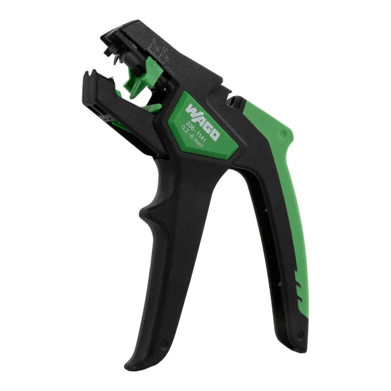 Odizolovacie kliešte automatické WAGO 206-1141 prierez Ø,2–6 mm2 PVC štípacie kliešte