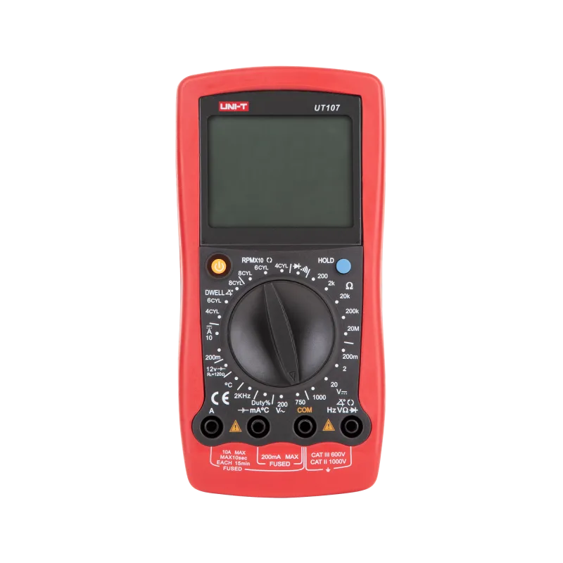 Univerzálny multimeter s autodiagnostikou Uni-T UT107 meranie otáčok motora MIE0090