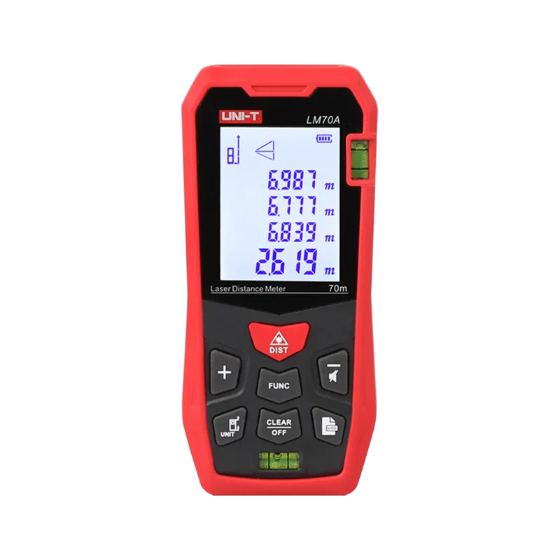Digitálny merač vzdialenosti Uni-T LM70A 70 metrov ±(2 mm + 5 x 10^(-5) D) MIE0447