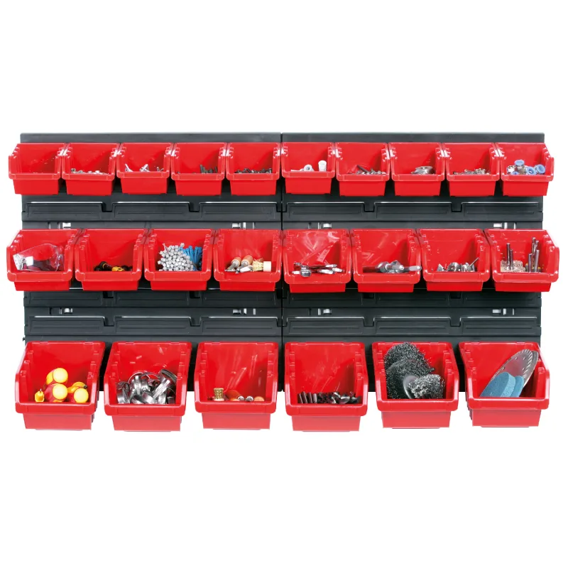 Kistenberg Závesný nástenný panel 30 boxov na náradie ORDERLINE 800x165x400 mm KOR3-S411/3020