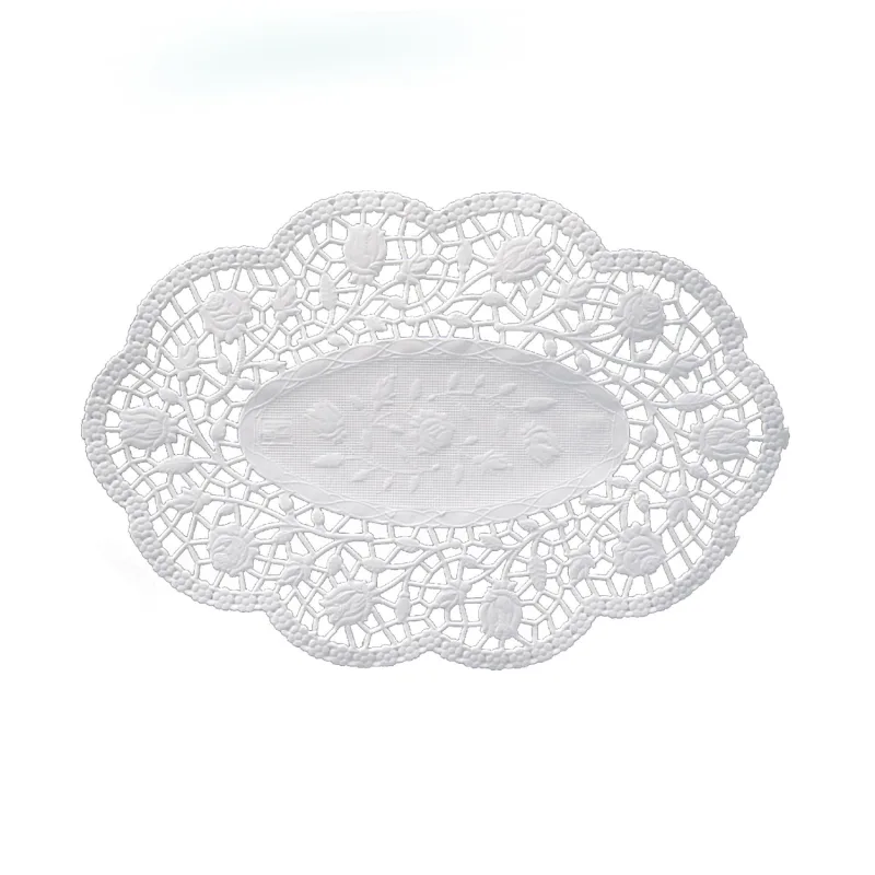 Dekorativní krajky oválné 36 x 28 cm [100 ks] (72136)