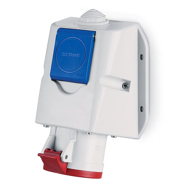 SCAME-SK, s.r.o. Zásuvka nástenná kombinovaná 513.1656-FN OPTIMA 3P+E 16A 4P IP54 6h/2P+E 16A IP54 french