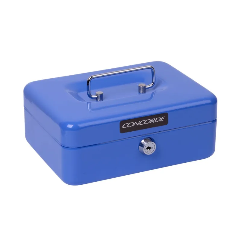 Kovová pokladna CONCORDE 22, modrá - CH1C
