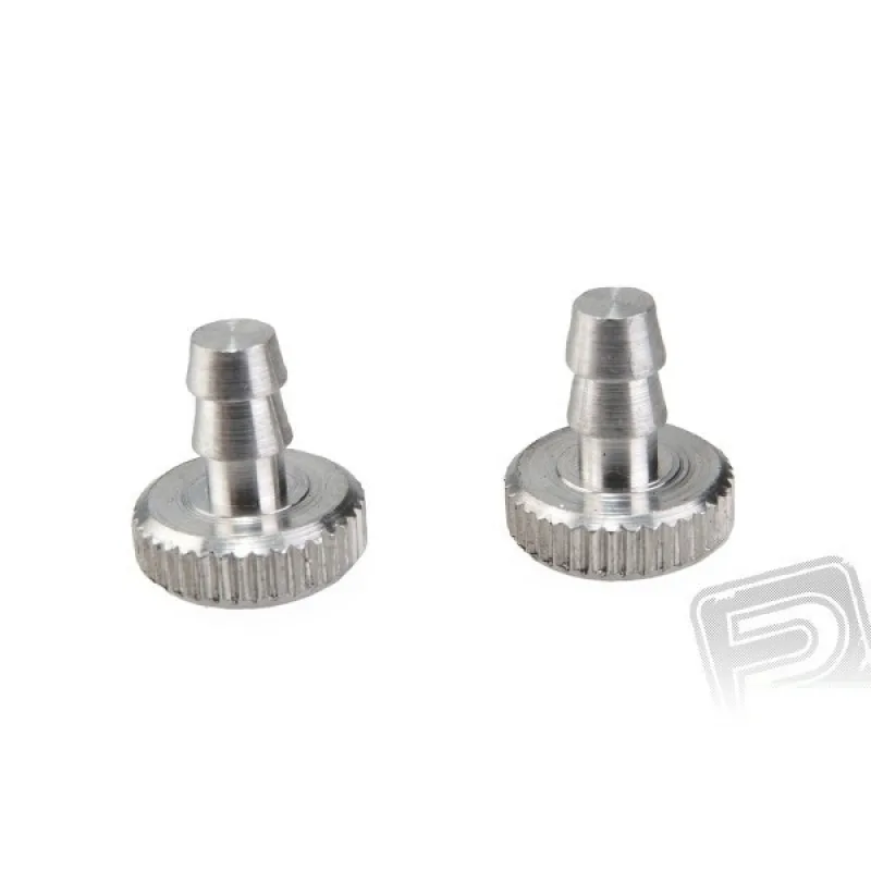 Alu uzávěr palivové 2-3mm hadičky, 2 ks.