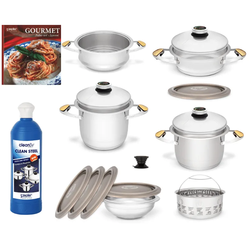 Zepter SET STANDARD 18-dielna súprava nádob