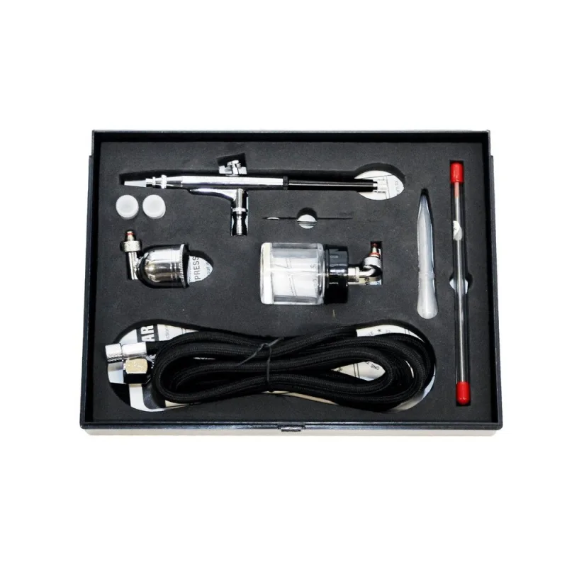 Airbrush sada s rozprašovací tryskou 0,2 mm / 0,3 mm / 0,5 mm