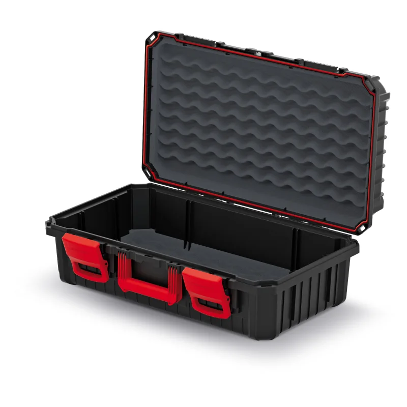 Kistenberg Kufor na náradie s penovou vypchávkou HEAVY čierny 445x360x216 KHV453520P-S411