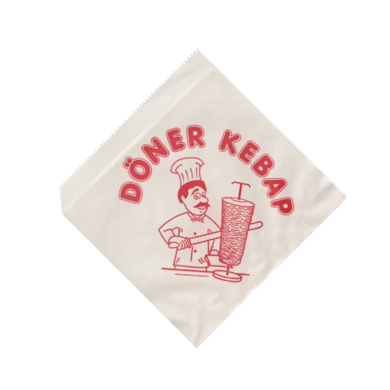 Papírové sáčky na kebab 16 x 16 cm [500 ks] (71545)