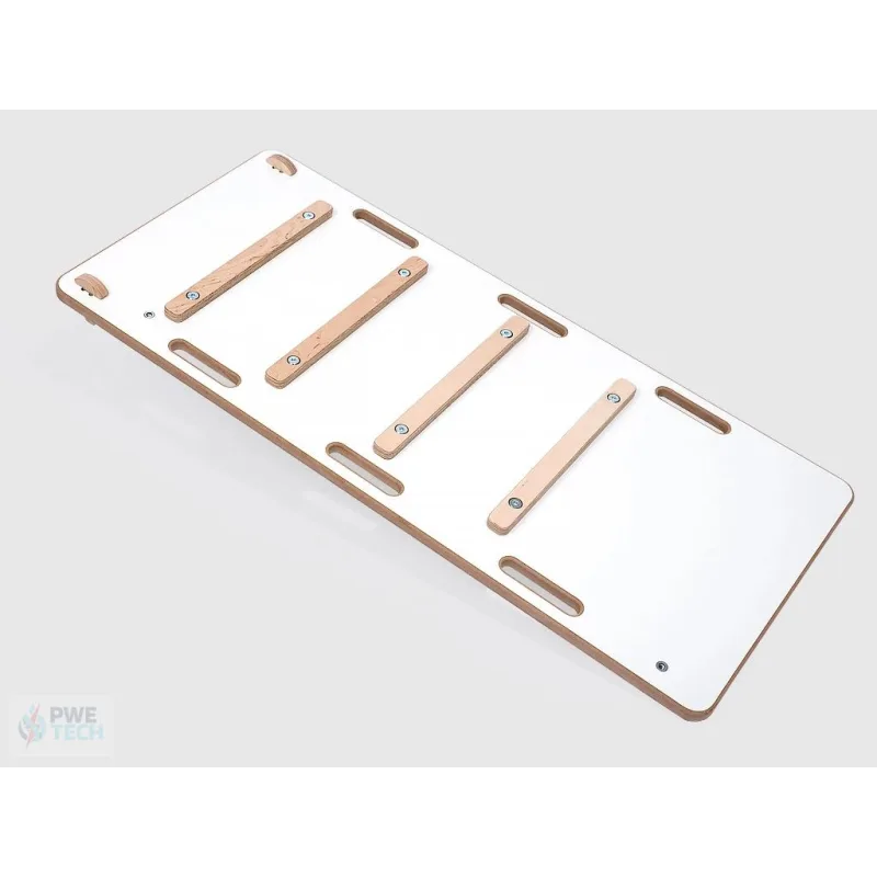 DAPAL Montessori 3v1 Šmykľavka, Rebrík a Kladina biele prevedenie