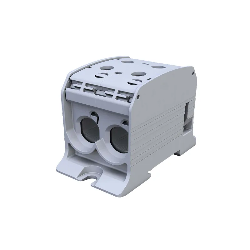 Univerzálna svorka SIMBLOCK STB 95-2 sivá Al/Cu 2x95mm2 jednopólová, 4 otvory