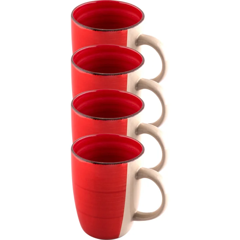 LT9077 SET HRNEK 4KS ČERVENÝ HAPPY LAMART - CH1D