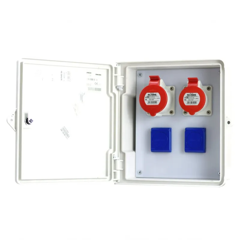 SCAME-SK, s.r.o. SCAME Zásuvková rozvodnica DCK.3122 2x230V 1x16A+1x32A/400V 5P zapustená s dvierkami