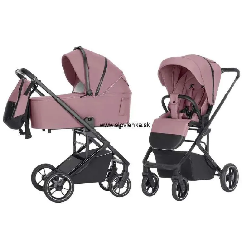 Kočík 2in1 CARRELLO Alfa 2024 Rouge Pink