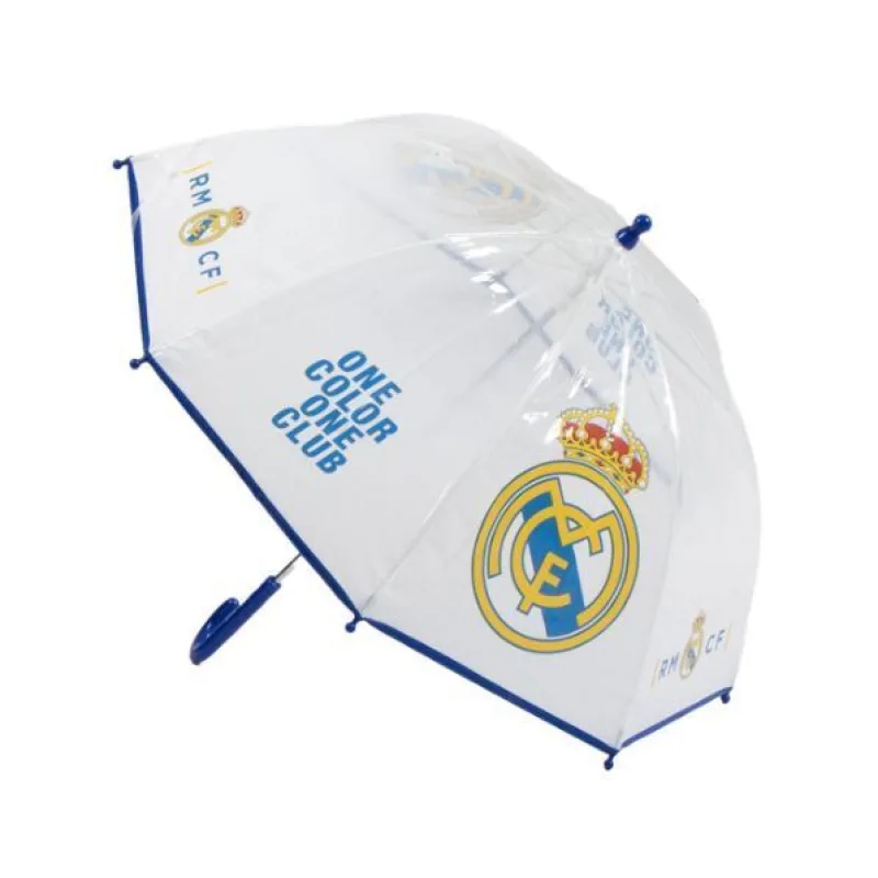 Real Madrid dáždnik priehľadný