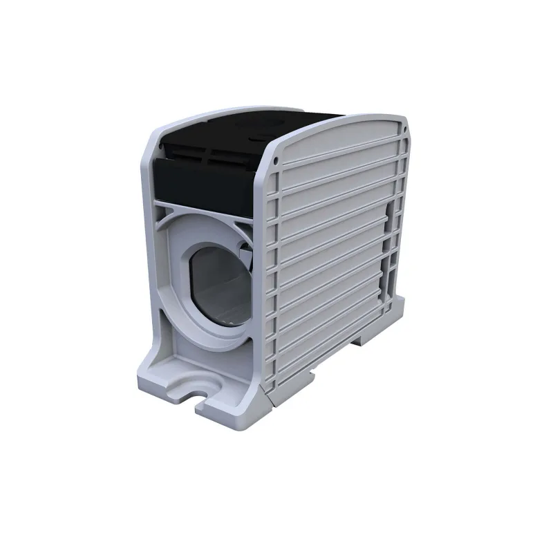 Univerzálna svorka SIMBLOCK STB 300 čierna Al/Cu 1x300mm2 jednopólová, 2 otvory