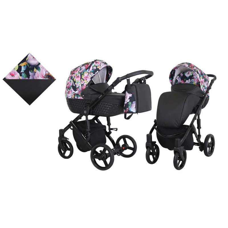 Kočík Kunert Tiaro black frame 2v1 - 01