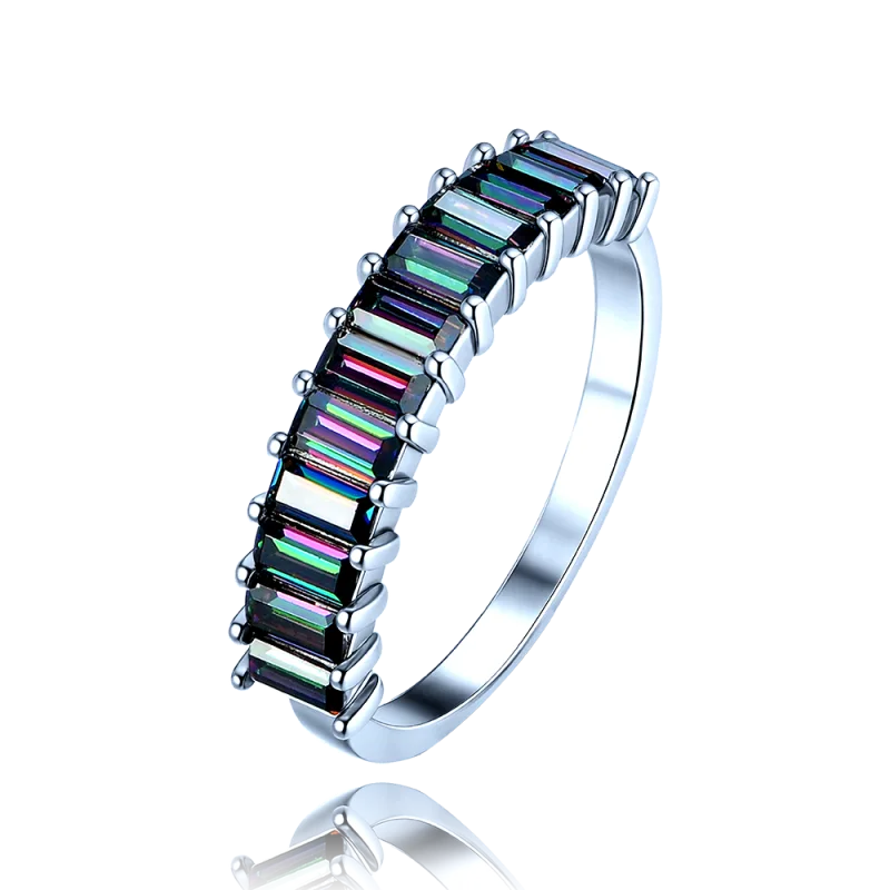 MINET Luxusní stříbrný prsten se zirkony s povrchovou úpravou vel. 57 JMAS0293MR57