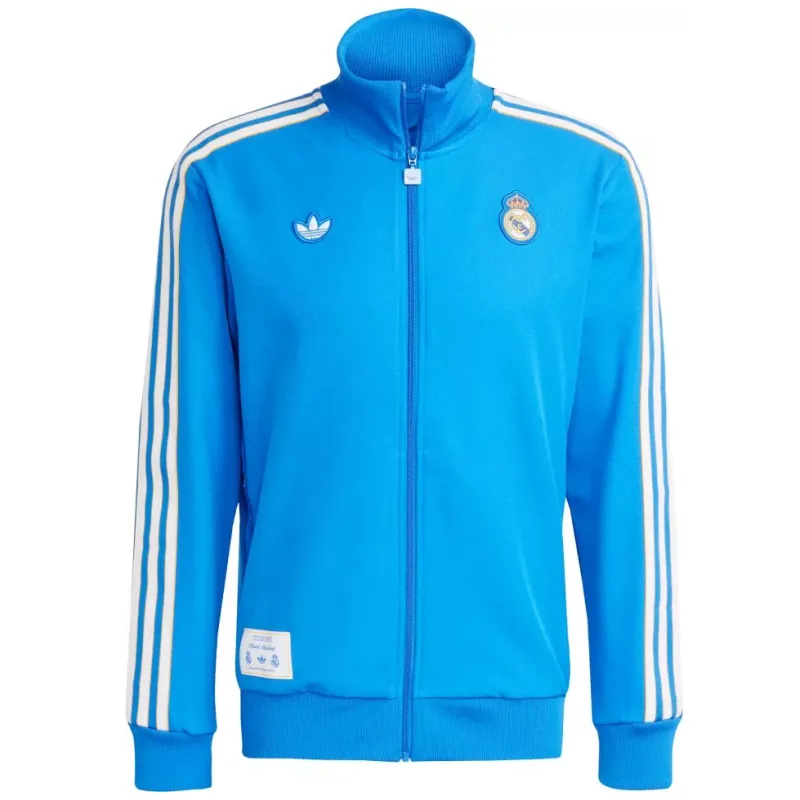 Adidas Real Madrid mikina / bunda modrá pánska 2025-2026